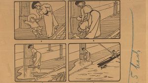 Illustation av drömtydning En illustration ur boken Drömtydning av Sigmund Freud.