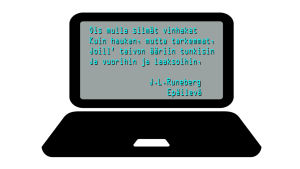 Sitaatti J.L. Runebergin runosta