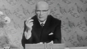 Noottikriisin tilitys. Presidentti Urho Kekkosen puhe televisiossa 26.11.1961