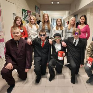Elever i skola. 