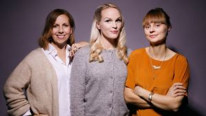 Trion Maria Soxbo, Emma Sundh och Johanna Nilsson som bildat Klimatklubben. Maria Soxbo, Emma Sundh och Johanna Nilsson