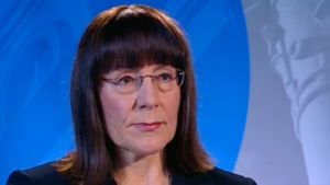 Arkivbild av Pirkko Ruohonen-Lerner. Pirkko Ruohonen-Lerner, Sannfinländarna, Borgå, kandidat i riksdagsvalet 2015.