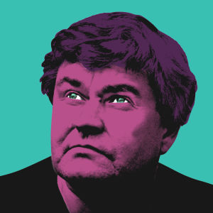Hannu Mäkelän kuva käsitelty Andy Warhol -tyyliin