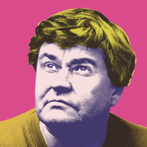 Hannu Mäkelän kuva käsitelty Andy Warhol -tyyliin