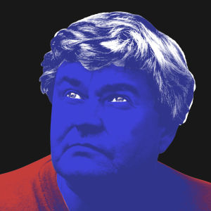 Hannu Mäkelän kuva käsitelty Andy Warhol -tyyliin