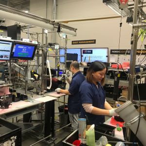 Montering av arbetsbelysning vid Nordic lights