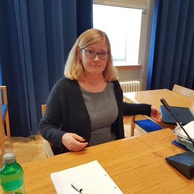 Anna Mäkelä Lapin käräjäoikeudessa 9.10.2018.