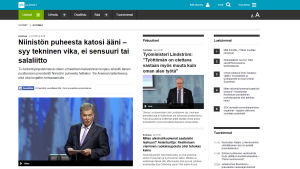 Kuvakaappaus Yle Uutisten jutusta