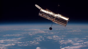 De nuvarande teleskopen är inte så noggranna som forskarna skulle vilja. På bilden syns rymdteleskopet Hubble som Nasa och ESA sände upp i rymden år 1990. Rymdteleskopet Hubble