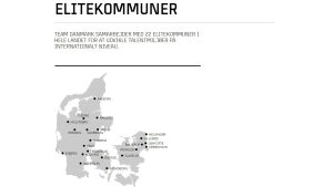 Team Danmarks elitkommuner på organisationens webbplats: www.teamdanmark.dk Karta med Team Danmarks elitkommuner.