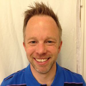 Anders Örnhed fick tjänsten som digital samordnare efter en intervju med roboten Tengai. Anders Örnhed