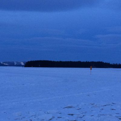 Pielisen jäätie.