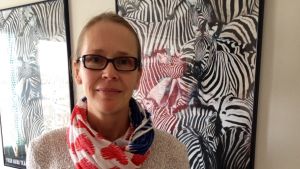 Trafikskyddets planerare Lena von Knorring hoppas på mindre stress och brådska i trafiken. Trafikskyddets planerare Lena von Knorring.
