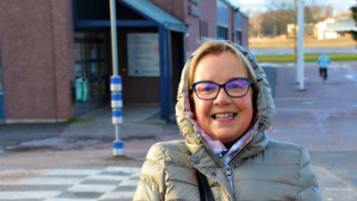 Arja Kääriäinen vid Kokonhallen i Borgå