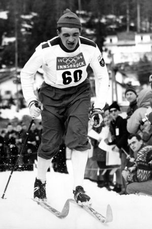 Eero Mäntyranta vann två individuella OS-guld i Innsbruck år 1964. Eero Mäntyranta vann två individuella OS-guld i Innsbruck år 1964.