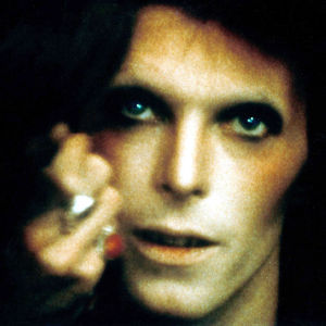 David Bowie alias Ziggy Stardust vuonna 1973.