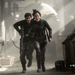 The Hunger Games Mockingjay Part 1, Jennifer Lawrence, Liam Hemsworth
