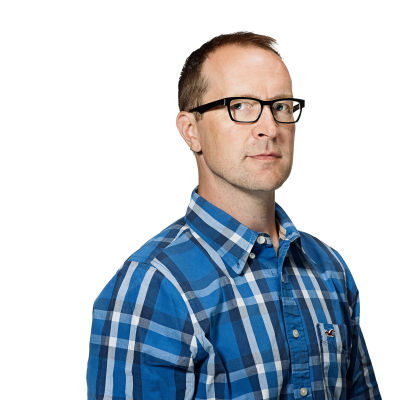 Redaktören Christian Vuojärvi.