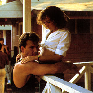 Patrick Swayze och Jennifer Grey i filmen Dirty Dancing 1987.