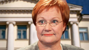Presidenttiehdokas Tarja Halonen vuonna 2000