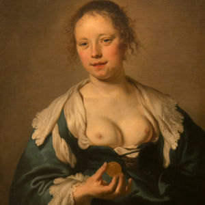 Jacob Adriaensz Backer, Kurtisaani, 1636, Vanhan taiteen museo, Lissabon, Portugali