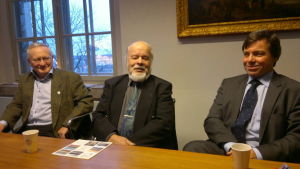 Roger Broo, Bengt Backman och Bertil Zetter från Åbolands skärgårdsstiftelse Roger Broo, Bengt Backman, Bertil Zetter
