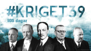 Juho Niukkonen, Kyösti Kallio, Risto Ryti, J.K. Paasikivi och Väinö Tanner Pärmbild för minnesåret för vinterkriget 75 år sedan