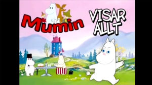 "Mumin visar allt" fick Moomin characters att gå i taket. De hotade stämma Ted och Kaj om de inte tog bort videorna. Skärmdump från videon Mumin visar allt.
