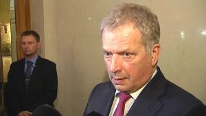 President Sauli Niinistö President Sauli Niinistö kommenterar terrordåden i Paris i november 2015.