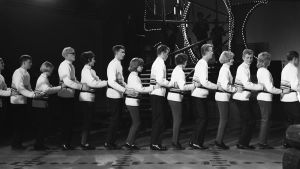Letkajenkan tanssijoita ohjelmassa Letkajenkka vuonna 1965.