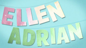 Grafik med namnen Ellen och Adrian