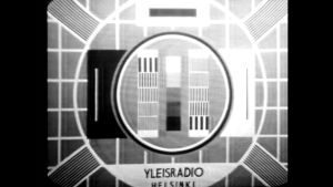 Tv:n testikuva eli virityskuva vuonna 1959.