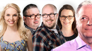 Anne Lainto, Pekka Laine, Matti Ylönen, Maaria Seppänen ja Matti Rönkä