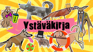 Koirien ystäväkirjan kansi