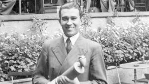 Toimittaja Veikko Itkonen 1940-luvulla.