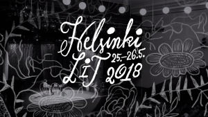 Helsinki Lit 2018 -festivaalin mainoskuva