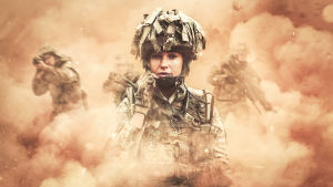 Our Girl-sarjan kolmannen kauden päähenkilö Georgie Lane (Michelle Keegan).