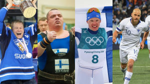 2010-talet var på många sätt ett fantastiskt decennium för finländsk idrott. Mikko Koivu, Fredrik Smulter, Iivo Niskanen och Teemu Pukki.