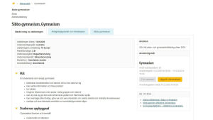 På Studieinfo hittar du information om olika läroanstalter. En skärmdump från webbplatsen Studieinfo.fi.