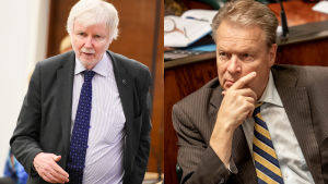 Erkki Tuomioja, som är vice ordförande för utrikesutskottet säger att Socialdemokraterna i princip stöder samma idé som Samlingspartiet. Försvarsutskottets ordförande Ilkka Kanerva vill att diskussionen lyfts på bordet. Erkki Tuomioja och Ilkka Kanerva i ett bildcollage.