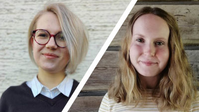 Bildkollage på Alexandra Nummenpää och Elsa Österåker