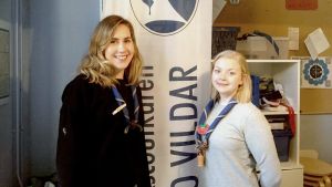 Sandra Råholm och Emilia Nylund ansvarar för jubileumsåret. Sandra Råholm och Emilia Nylund ansvarar för jubileumsåret.