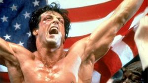 Born in the USA. 1985 hörde Sylvester Stallone till de populärkulturella ikoner som starkast förknippades med USA. Sylvester Stallone i Rocky VI.