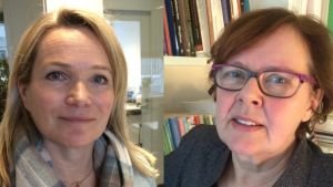 Forskarna Mirjam Kalland och Harriet Strandell Forskarna Mirjam Kalland och Harriet Strandell