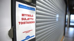 Lopetettu huonekaluliike.