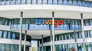 Hotellivarausten vertailusivusto Trivagon konttori Düsseldorfissa.