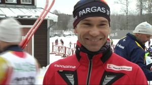 Niklas Westerlund har all anledning att le en dag som denna. Niklas Westerlund, februari 2013