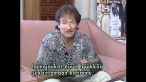 Robin Williams puhuu homojen oikeuksista