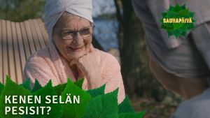 Tuijan Saunapäivä: Kenen selän pesisit?