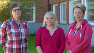 Eva Sparv, Anna Renvall och Elisabeth Karp på Tegengrensskolan. Eva Sparv, Anna Renvall och Elisabeth Karp på Tegengrensskolan.